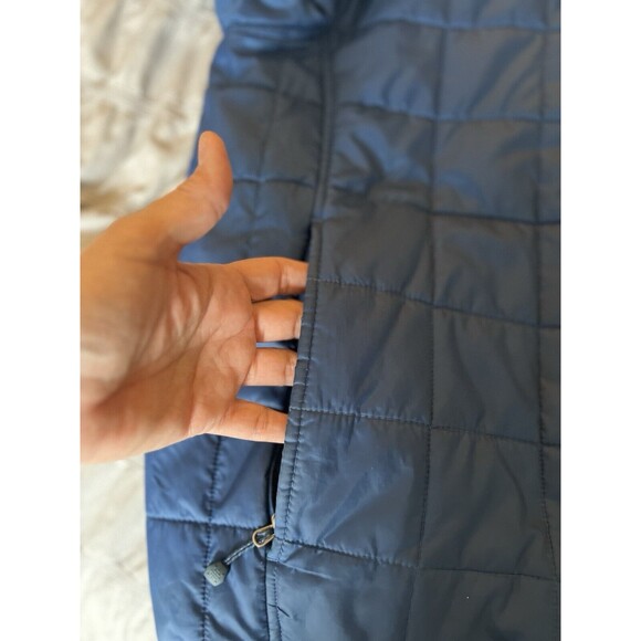 Lands End Jacket Primaloft Mens Large 42-44 Quilted Coat Navy Packable - Picture 5 of 11